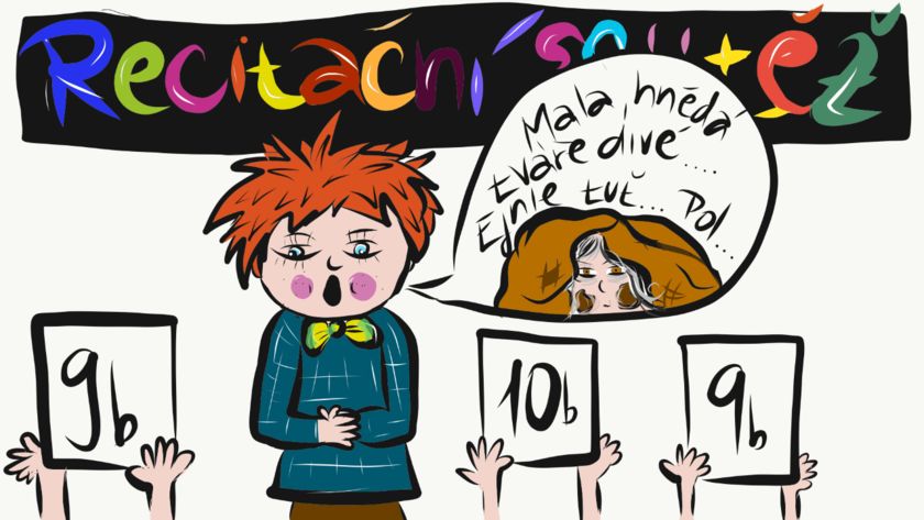 Recitační soutěž - školní kolo ZŠ Provodín