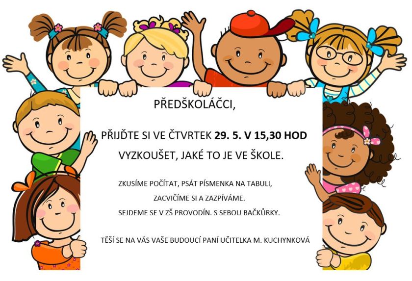 Hodina pro předškoláčky v ZŠ Provodín od 15:30