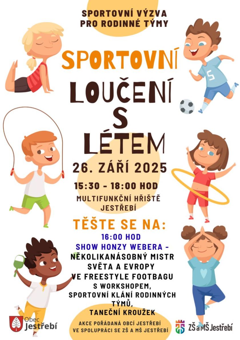 LOUČENÍ S LÉTEM a SPORTOVNÍ RODINNÉ KLÁNÍ